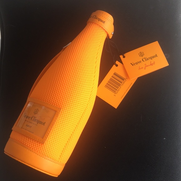NWT: Veuve Clicquot Brut Champagne Ice Jacket Insulated Bottle Sleeve - Orange - Picture 9 of 11